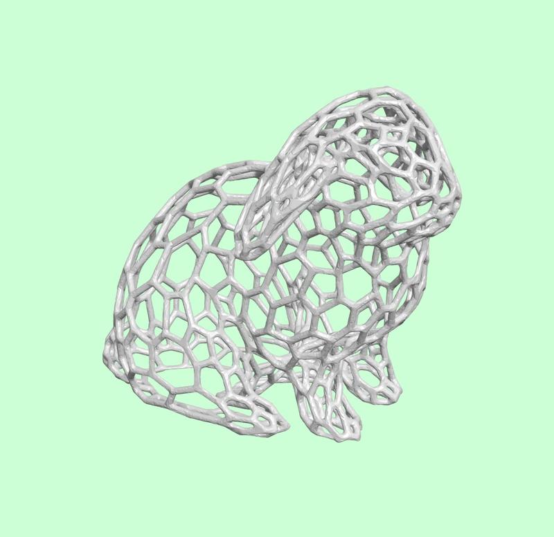 Lop Eared Rabbit Voronoi