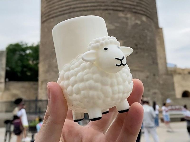 Cute Sheep Pencil or Brush Holder