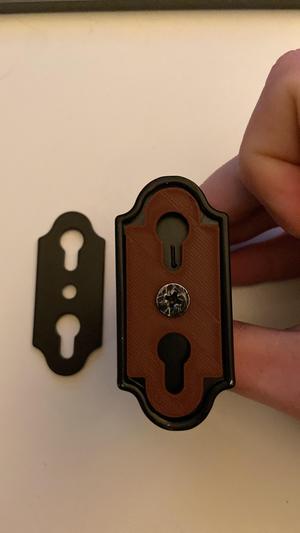 Replacement mounting plate Ikea kitchen rail