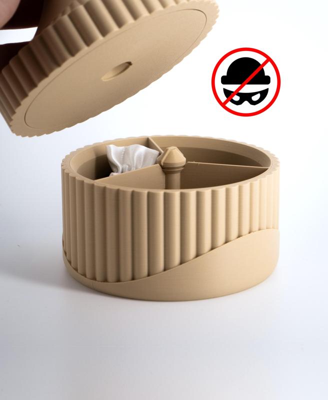 Dual Secret Jewelry Box 3D Print File | Storage Box Model "Aurelia" | Two Hidden Containers 