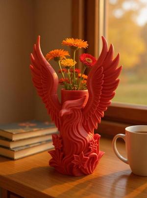 Phoenix Planter  Mythical Bird Pot for Plants