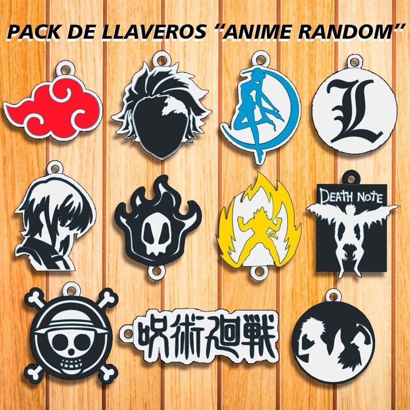 PACK LLAVEROS " ANIME RANDOM " / KEY CHAIN