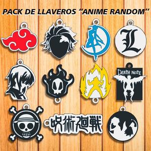 PACK LLAVEROS " ANIME RANDOM " / KEY CHAIN