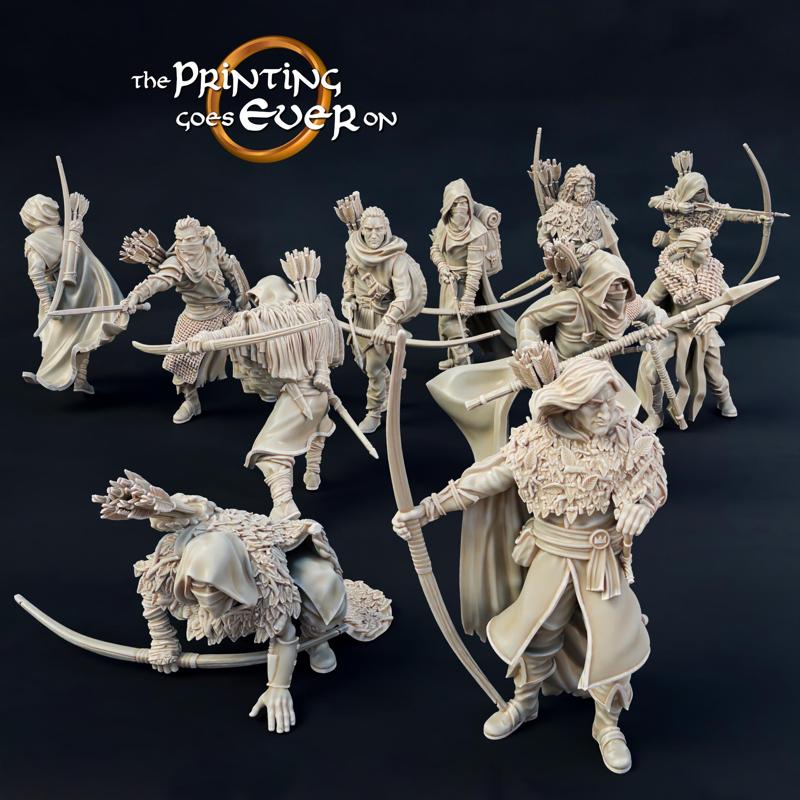 Watchers of Mona'Firth - Miniatures Set - Presupported