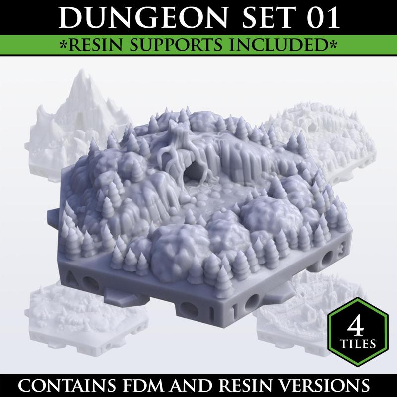 Hexton Hills Dungeon Entrances Set 01