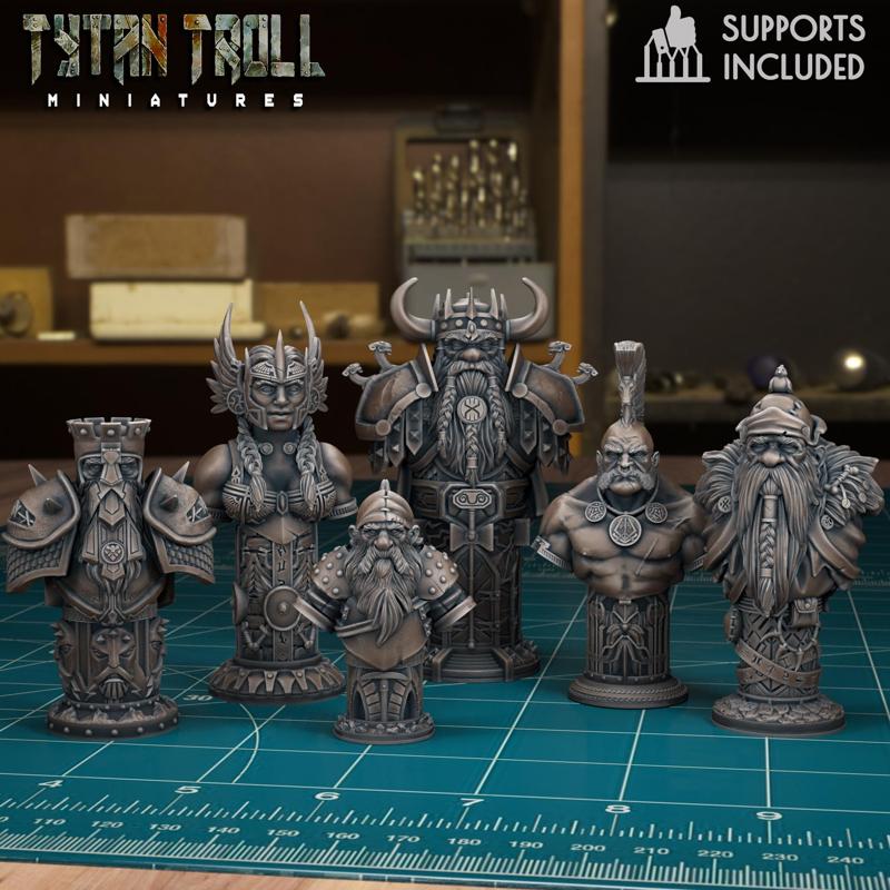 Dwarf Chess Set [Pre-Supported]