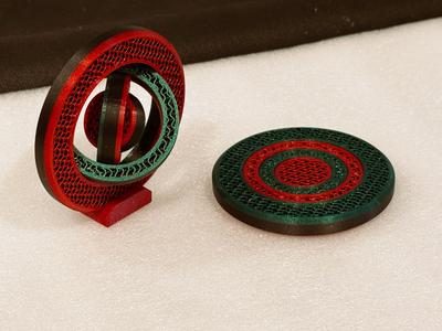 Holiday Coaster - Fidget - Ornament (toture test)