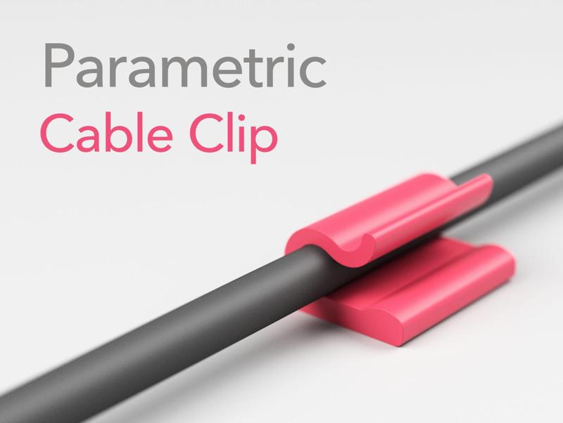 Parametric Cable Clip