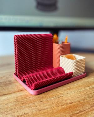 Coregrid Phone Stand - Desk Organizer by Lunfardo