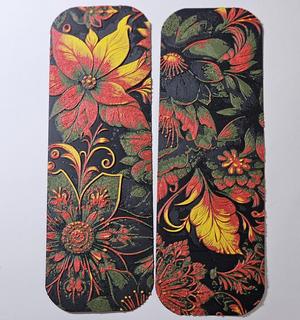 Ornate Floral Hueforge bookmarks