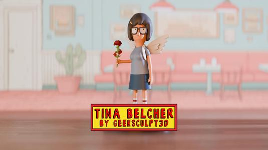 Bob's Burgers Tina Belcher with Angel Wings Figurine