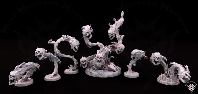 Possessed Flaming Skulls (5 variations)