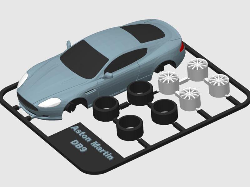 Aston Martin DB9 kit card