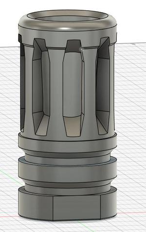 M4 Half Birdcage 14mm Airsoft Muzzle