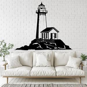Lighthouse 2D Wall Art/Window Art - Digital STL & SVG File for 3D Printing or Laser Cutting