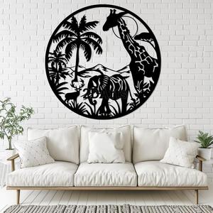 African Wildlife Silhouette STL File Collection for 3D Printing and Laser Cutting