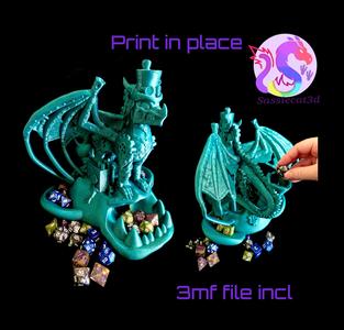 Steampunk Dragon Dicetower (Personal Use)
