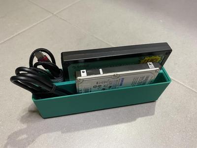 External 2.5 hdd x2 holder Gridfinity