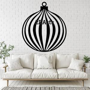 Christmas Tree Ball 2D Wall Art/Window Art - Digital STL & SVG File