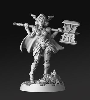 Death Bringer - Paladin - 32mm - DnD -