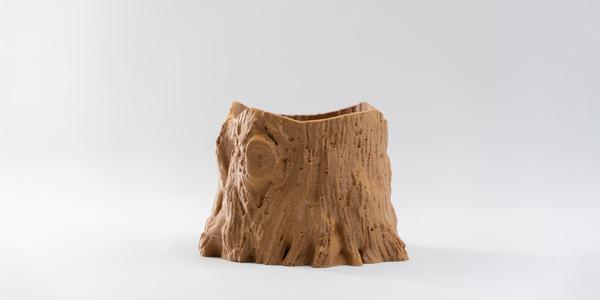 Tree stump planter | modern planter