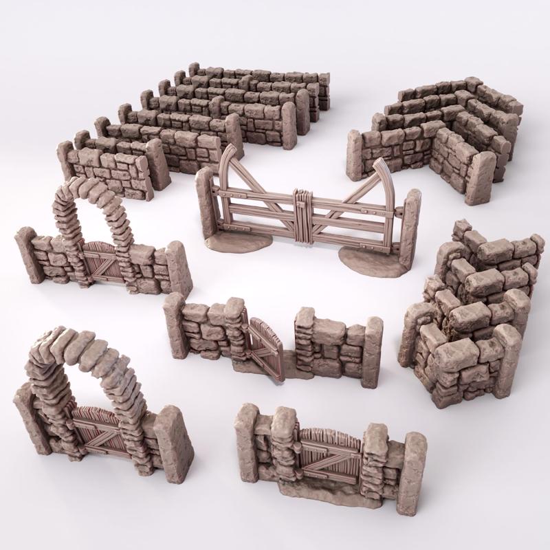 Garden Walls & Countryside Fences