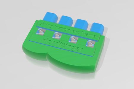String Instrument Trainer - Build Finger Endurance and Tip Calluses (Easy Print in Place No Supports)