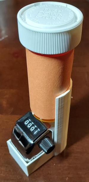 "Full Count" Pill Counter with Pitch Clicker