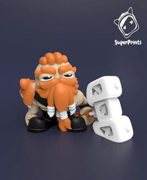 Dwarf Barbarian - Easy Multicolor FDM RPG Minis (No supports)