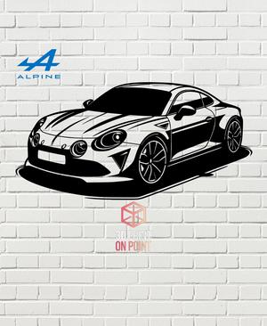 ALPINE A110 - 2D WALL ART #2