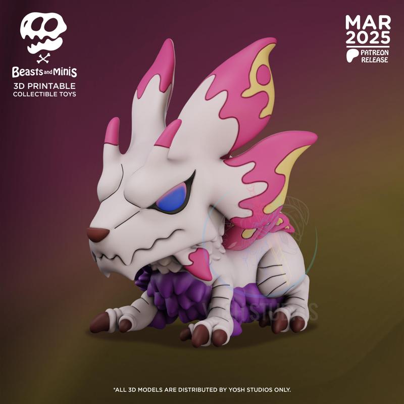Mizutsune MH Beast Mini 3D Printer File STL