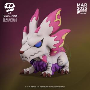 Mizutsune MH Beast Mini 3D Printer File STL