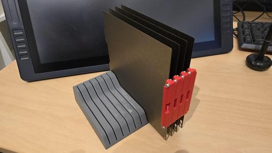 A1 Mini Printplate/Buildplate Holder compatible with Swapmod
