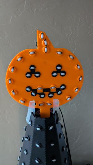 Pixel Seed Pumpkin Topper