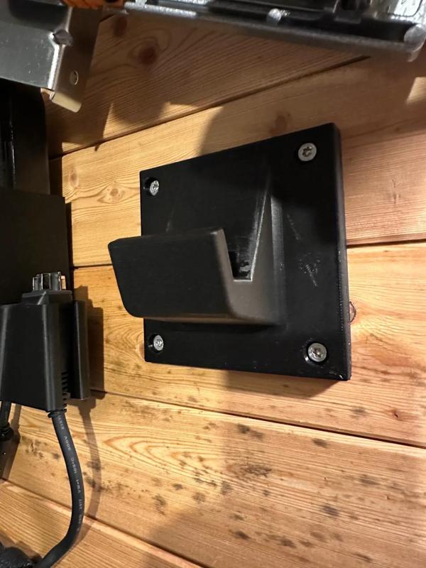 Wall mount for Bosch Powerpack 725 battery for electric bicycle / cargo bike