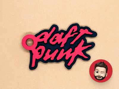 Bands Daft Punk keychain