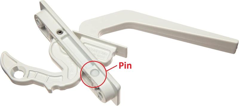 Plastic Replacement Pin for Casement Locking Handle