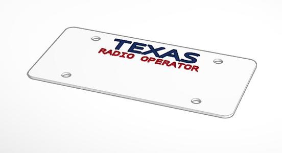 Texas Radio Operator Blank Template