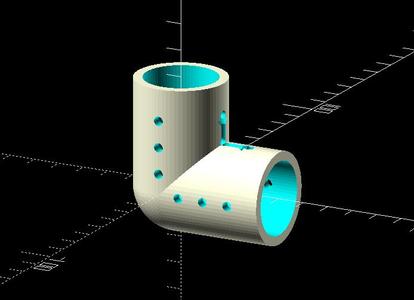 Customizable PVC Pipe Fittings with Screw Holes