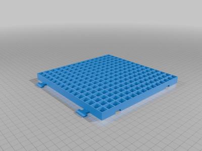 modular Waffle Tray for stained glass