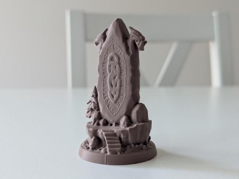 Mystic Rune Monolith – 3D Diorama Sculpture