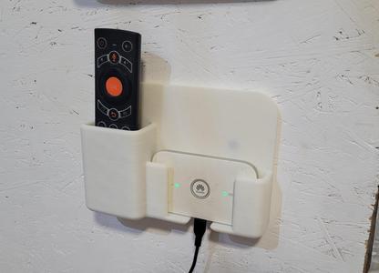 Remote and WIFI Router Wall Mount