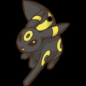 Umbreon Keychain, Pokémon Keychain, Eevee Charm, Pokémon Charm, 3D Printed Keychain
