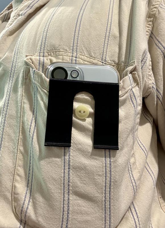 PocketMag iPhone Magsafe Shirt Pocket Mount / Holster