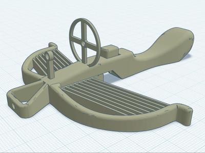 Crossbow launcher with aim for tooth picks