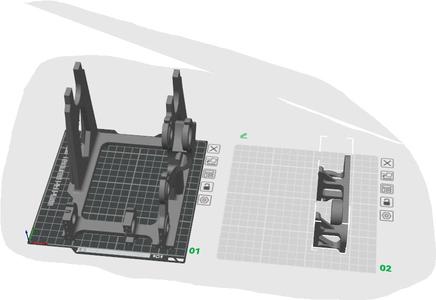 Filament spooler base for A1 mini