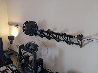Rewinder Spool Holder 1010 Aluminum Extrusion