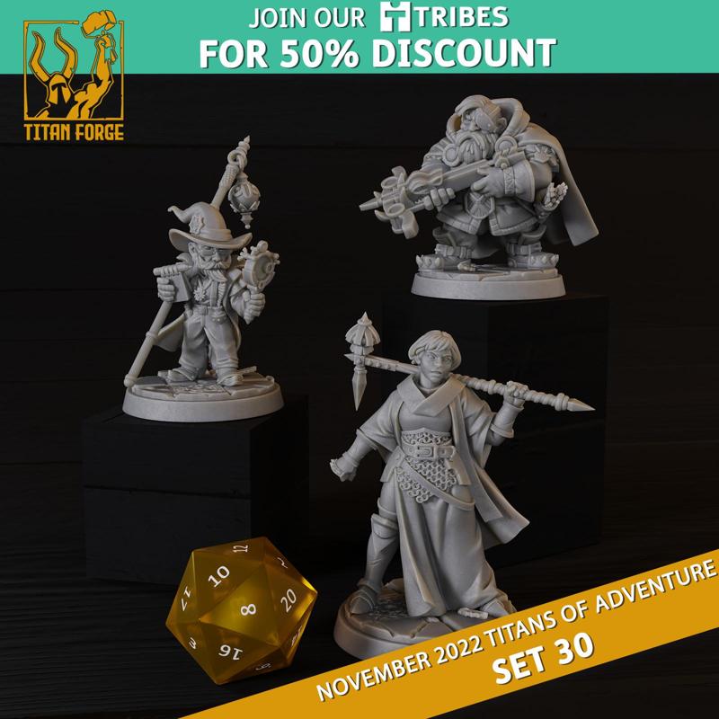 RPG - DnD Hero Characters - Titans of Adventure Set 30