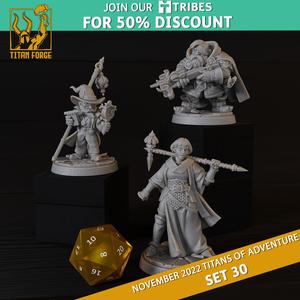 RPG - DnD Hero Characters - Titans of Adventure Set 30