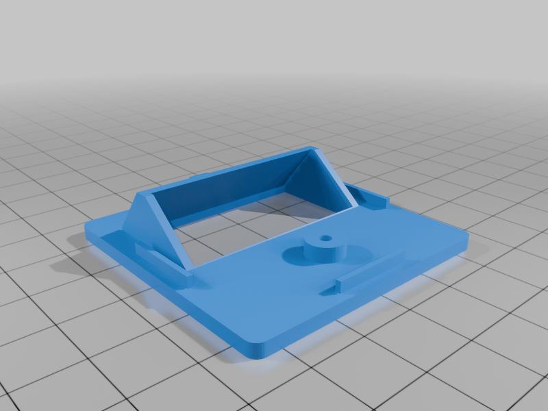 Cache goulotte 65 mm pour prise RJ45 double (Keystone)